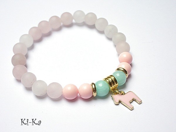 Pony pink - bransoletka