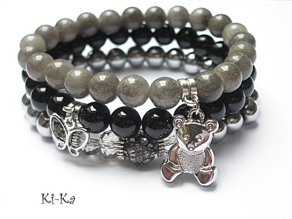 Grey and black - set