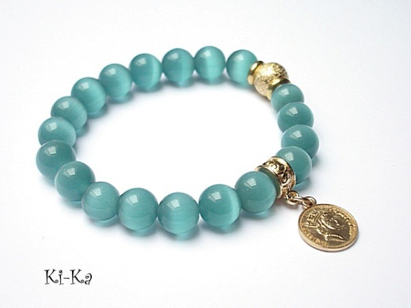 Gold coin - bransoletka