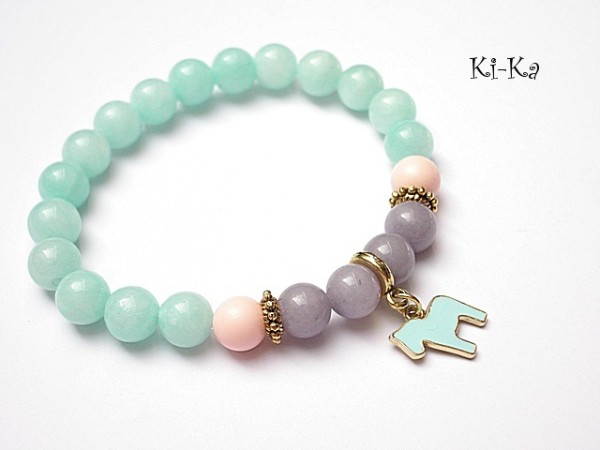 Pony blue - bransoletka