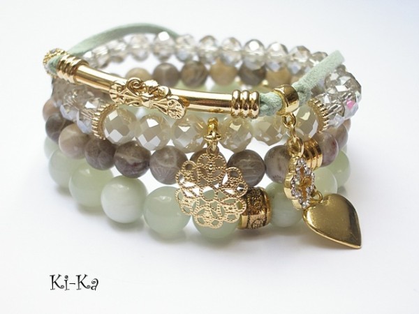 MINT AND BEIGE - set