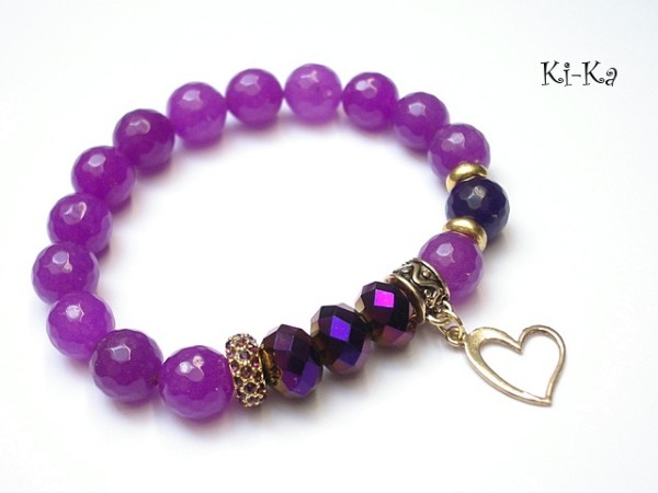KOLEKCJA RICH - Violet heart