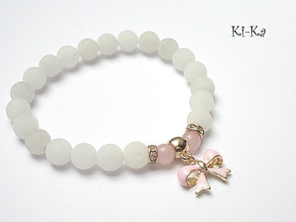 Pastel rose - bransoletka