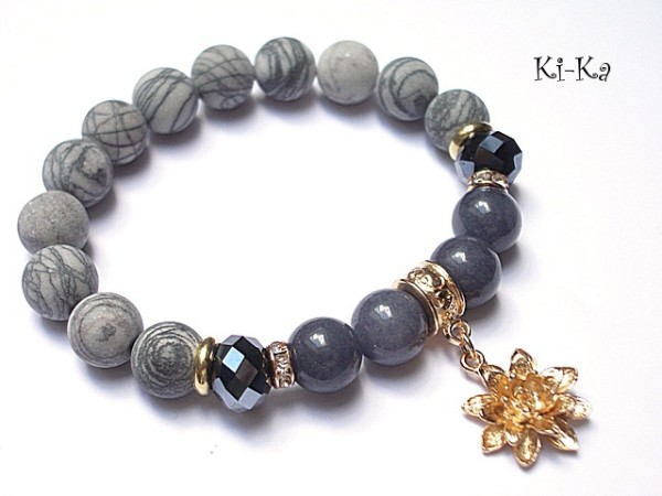  KOLEKCJA RICH - Grey and navy blue /06-2014/