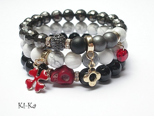 White, black and red /07-2014/ - set
