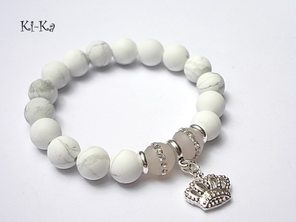 White crown /07-2014/ - bransoletka