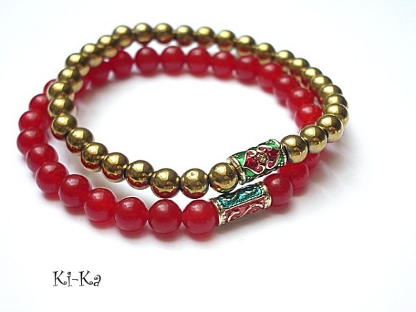 KOLEKCJA ORIENTALNA. Bollywod - red and gold duo