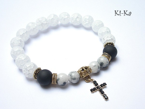 KOLEKCJA  RICH - White and black cross /08-2014/