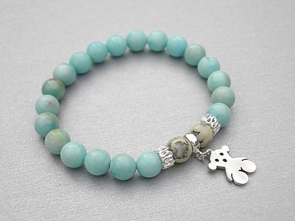 SZLACHETNA KOLEKCJA - Larimar and opal