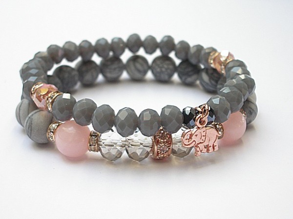 Pink and grey - duo /09-2014/