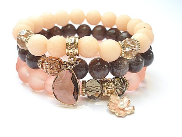 Peach and brown  /09-2014/-  set