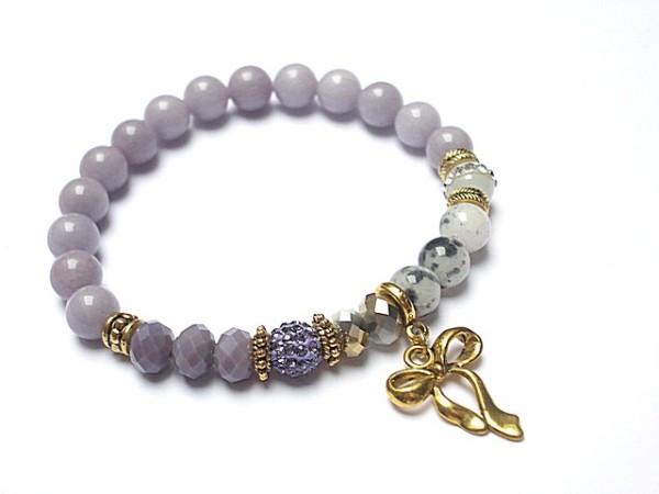 KOLEKCJA  RICH - Violet bow /09-2014/