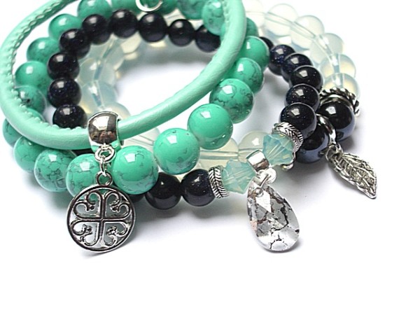 Mint and navy blue  /10-2014/-  set