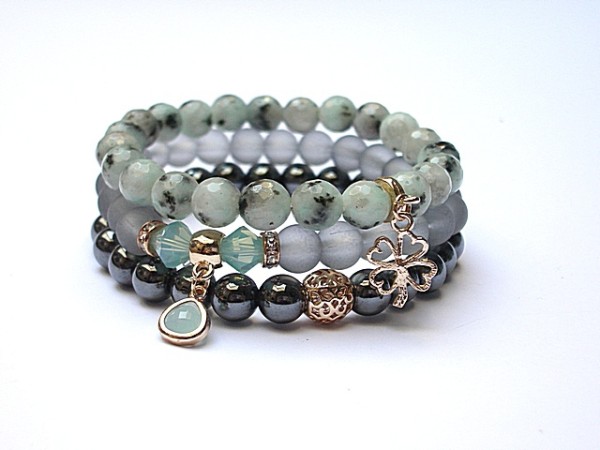 Grey and mint  /10-2014/ - set