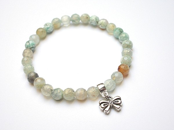 Agaty pastelowe /11-2014/ - bransoletka