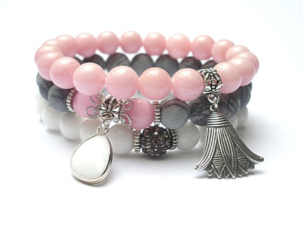 Pink, grey and white  /11-2014/-  set