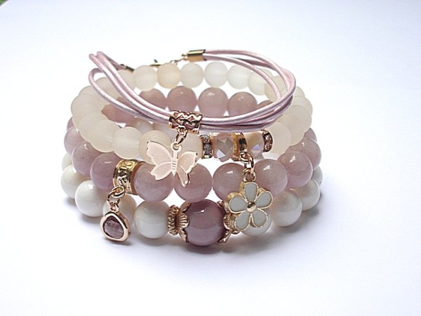 Ivory and pink /11-2014/- set