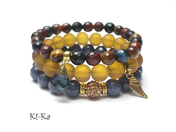 Honey, dark blue and chocolate 2 /01-2015/ set