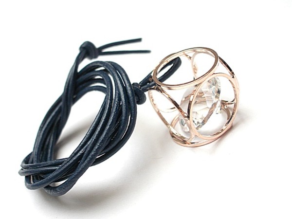 Diamond - Navy blue /07.04.15/ - naszyjnik