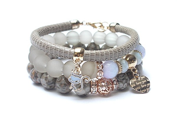 Taupe and light blue /21.04.15/ set