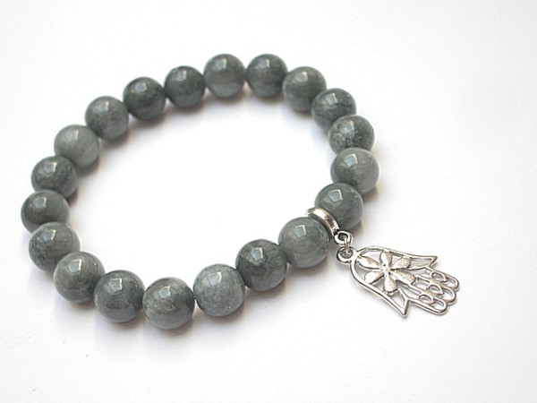Grey hamsa /11.05.15/ - bransoletka