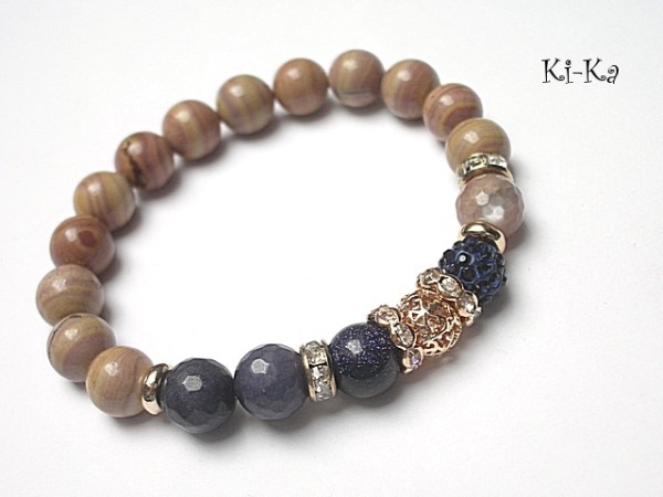 KOLEKCJA RICH - Cappuccino and navy blue vol. 2