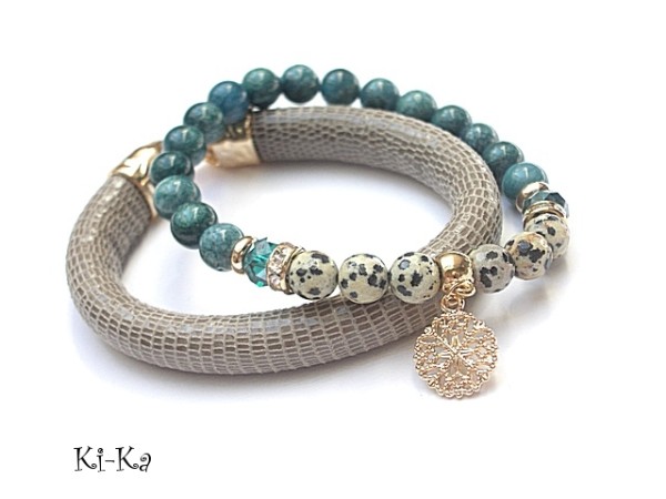 Strap - /taupe - sea/  10.07.15