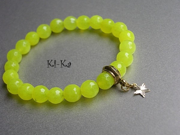 TRZY KOLORY-NEON YELLOW - BRANSOLETKA