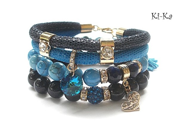 Cobalt and navy blue /17.07.15/ set