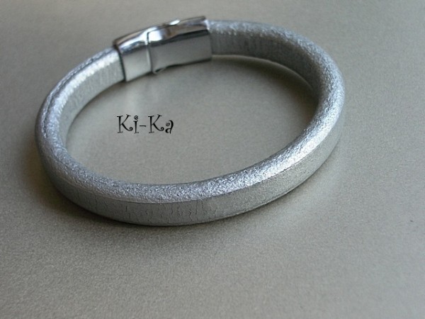 SREBRNA OBRĘCZ - BRANSOLETKA