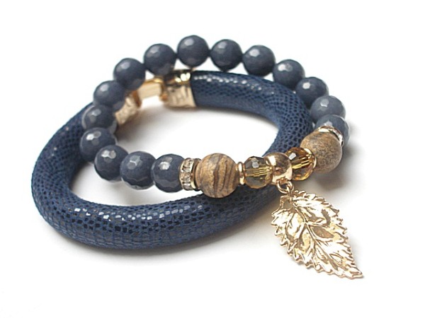 STRAP - NAVY BLUE & LEAF /15.09.15/ duo