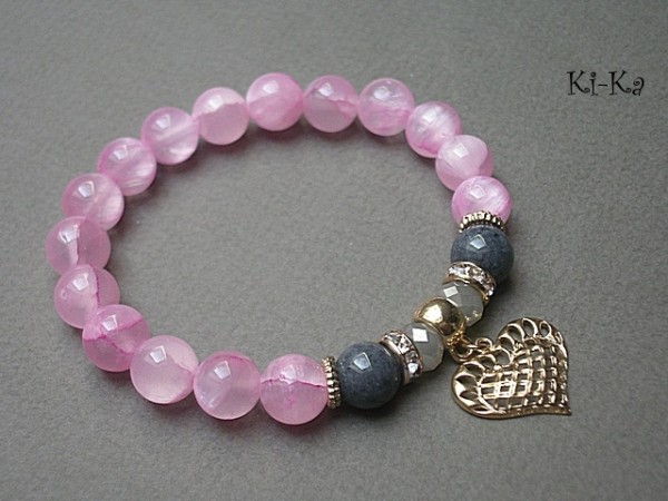 Pink and grey heart /27.09.15/