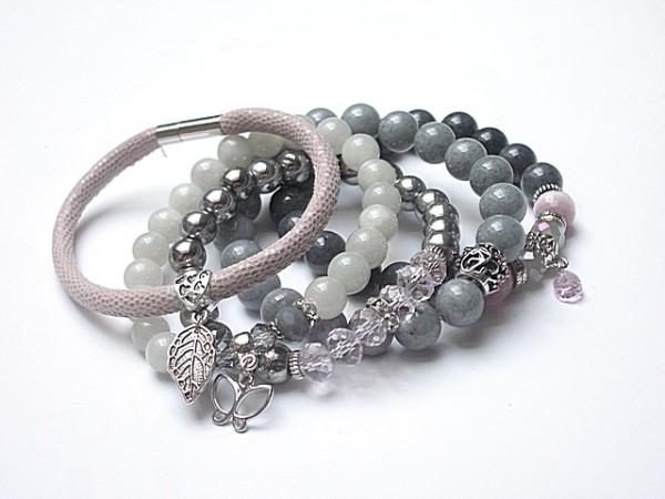 Zamówienie dla p. Julity. Grey and pink set