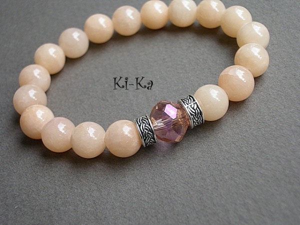 PEACH AND GREY 1 - BRANSOLETKA