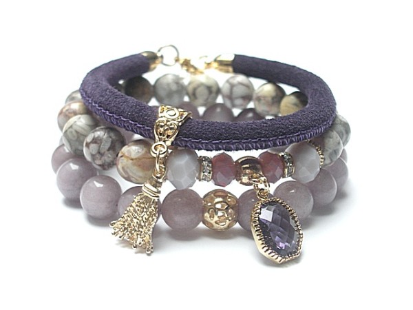 Taupe and violet /13.02.2016/ set