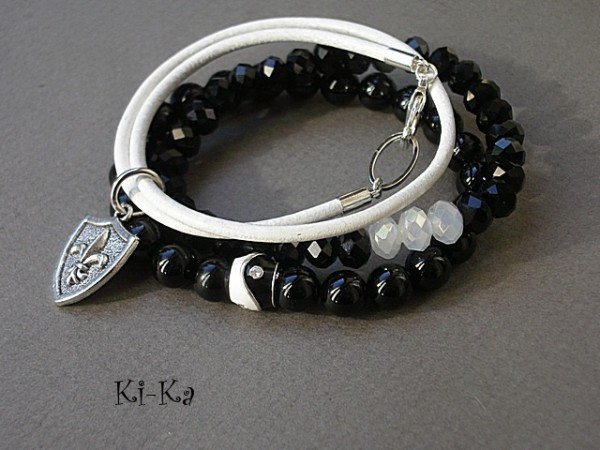 HERBOWA WHITE - BRANSOLETKA