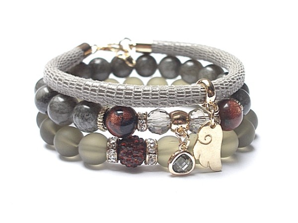 ACCENT POINT SET Taupe - brown /09.11.16/