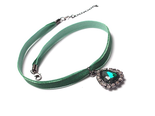 CHOKER - emerald
