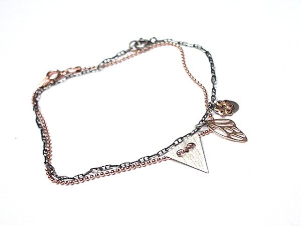 SILVER & PINK GOLD - komplet