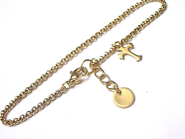 ALLOYS COLLECTION - LINE GOLD CROSS