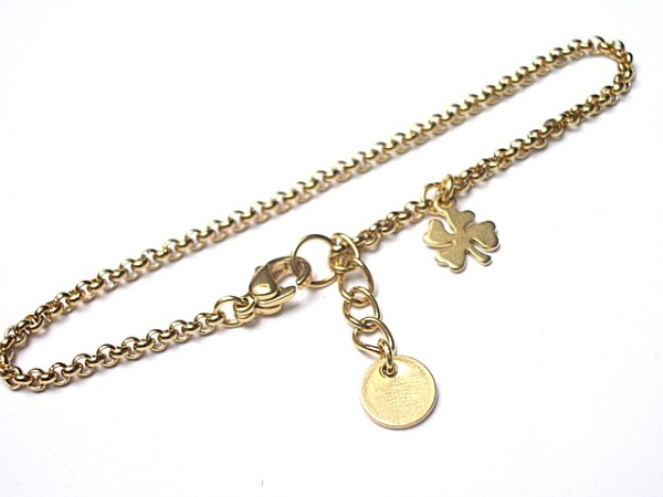 ALLOYS COLLECTION - LINE GOLD CLOVER