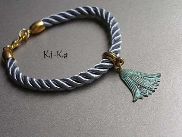 PATYNOWY CHWOŚCIK - BRANSOLETKA