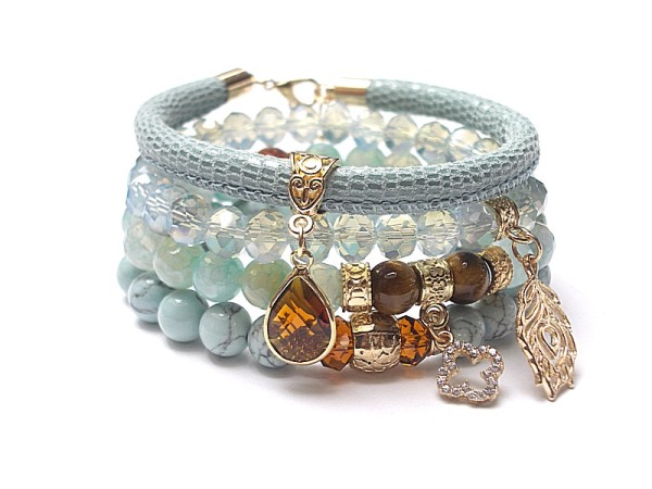 Aqua and cognac /13.09.17/ set