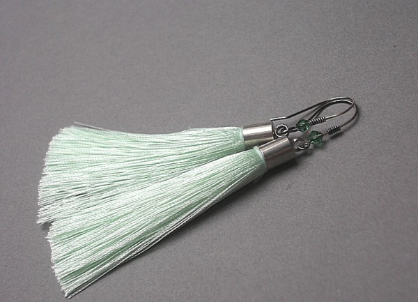 Alloys Collection /boho/ pistacje - kolczyki