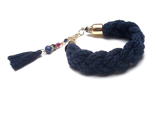 /HYGGE/ navy - gold - bransoletka