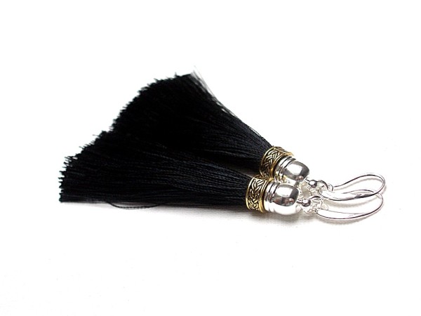 Boho /black/ - kolczyki