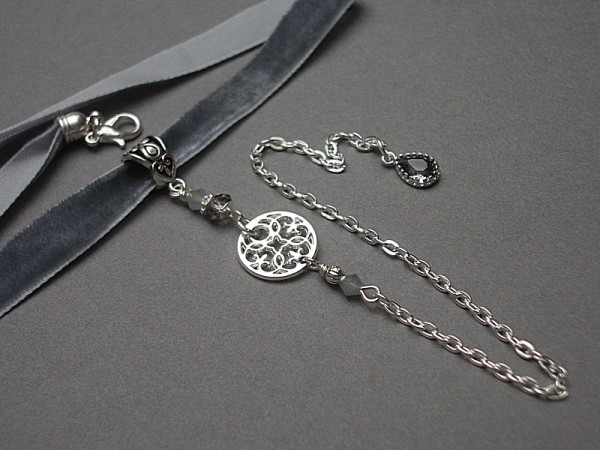 Choker l. grey vol. 2 /smycz/ - naszyjnik
