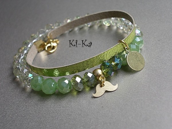 MUSTACHE - BRANSOLETKA