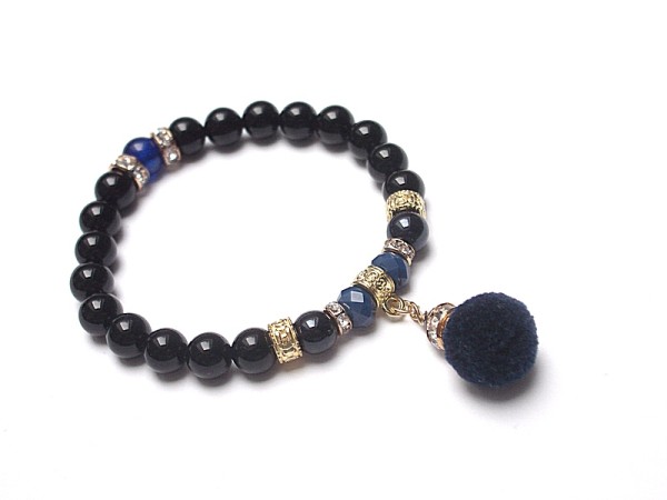 Pompon /Navy - black/ 05.12.2017