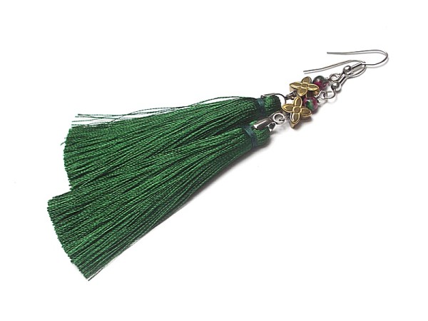 Alloys Collection /boho/ green - kolczyki